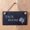 Image of Slate Hanging Sign 'Tack Room'