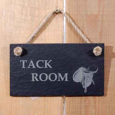 Slate Hanging Sign ’Tack Room’