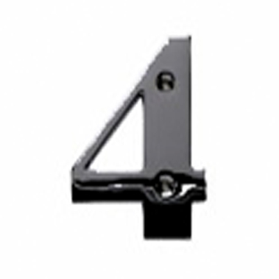 10cm Black Aluminium House Numbers - 4