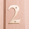 Image of 10cm Brass House Numbers - 2