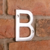 Image of 10cm Contemporary Chrome House Numbers - B