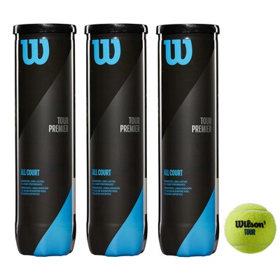 Wilson Tour Premier All Court Tennis Balls