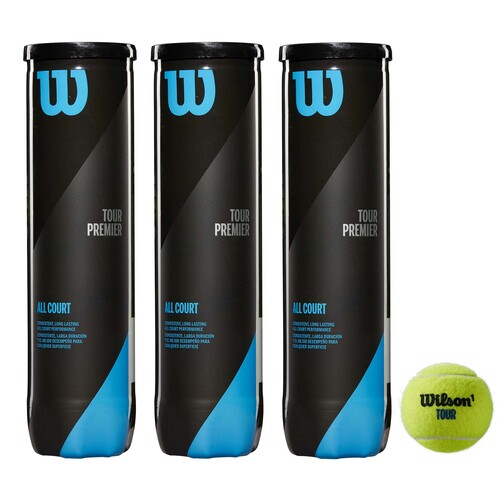 Wilson Tour Premier All Court Tennis Balls