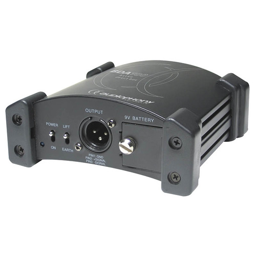 Audiophony Active DI Box 1/4" Jack In - XLR Out