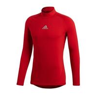 Image of Adidas Mens AlphaSkin Climawarm Thermoactive Shirt - Red
