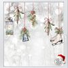 Christmas Bauble Window Decals - Red - Large Set