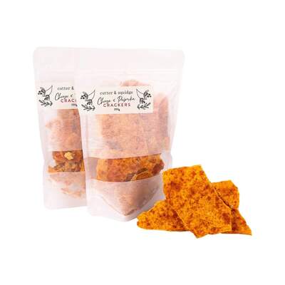 Cheese And Paprika Crackers
