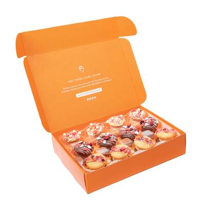 Valentine’s Day Baby Biskie Box - Box Of 12 Cupcakes Brownies Biscuits