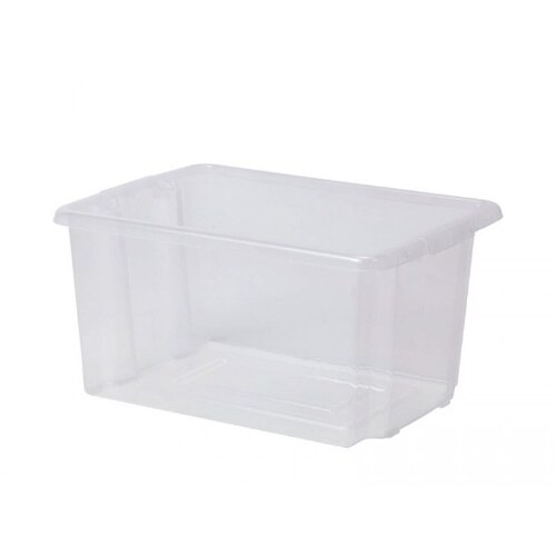 Set of 6 Clear Deep Tubs