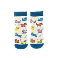 Image of Squelch Wellies Tots Socks - Pastel Poodles