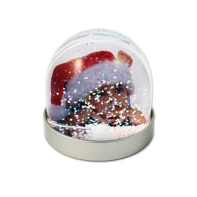 Photo Glitter Snow Globe - Your Photos Inside This Snow Globe