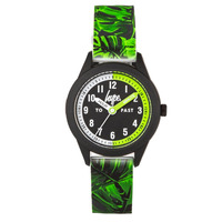 Image of Hype Kids Green Leaf Pattern Watch