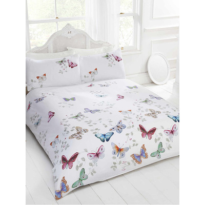 Mariposa Butterfly Double Duvet Cover And Pillowcase Set