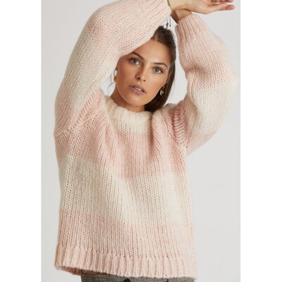Anis Striped Jumper - Heather Bubble