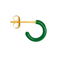 Image of Single Colour Enamel Hoop - Green