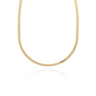 ANNA BECK Herringbone Chain Necklace Gold
