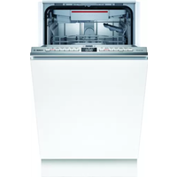 Image of Bosch Serie 4 SPV4EMX21G Fully Integrated Slimline Dishwasher - Stainless Steel