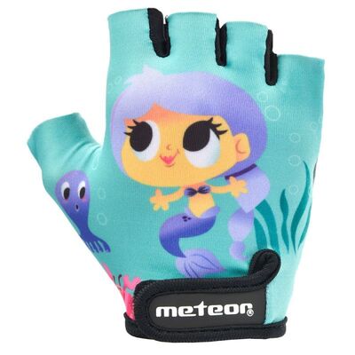 Meteor Junior Cycling Gloves - Blue