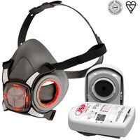 Image of JSP Force 8 Half Mask with P3 Press2Check Filters
