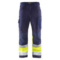 Image of Blaklader 1562 High vis Softshell Trousers