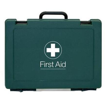 Ten Person Travel First Aid Kit Box and Bracket