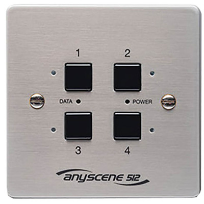 Anyscene 512 DMX Scene Recall Unit  4 Scenes