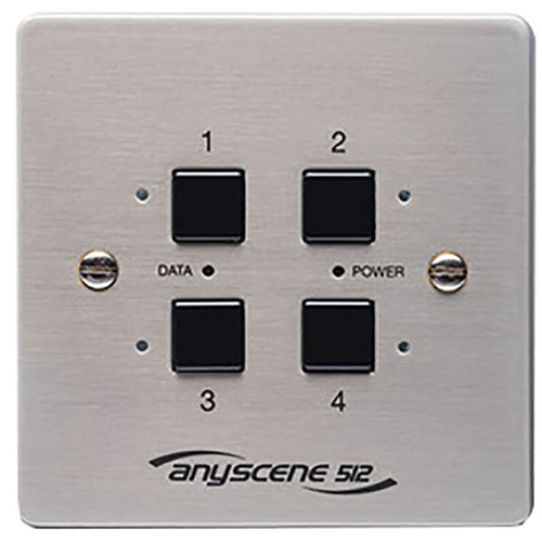 Anyscene 512 DMX Scene Recall Unit  4 Scenes