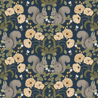 Image of Apelviken 2 Kurre Wallpaper Dark Blue Galerie 44123