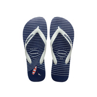 Havaianas Top Nautical Flip Flops - Navy Blue/White/Navy Blue - UK 8 
