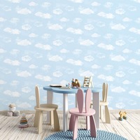 Tiny Tots 2 Cloud Wallpaper Sky Blue Galerie G78359