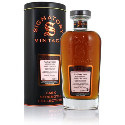 Pulteney 2008 13 Year Old  Signatory Vintage Cask #8