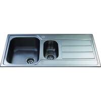 Image of CDA KA52SS Inset 1.5 bowl sink Stainless Steel