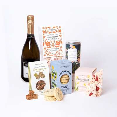 Platinum Jubilee Afternoon Treat Hamper - One Hamper / With Prosecco &pipe; Hamper Gifts Delivered By Post &pipe; UK