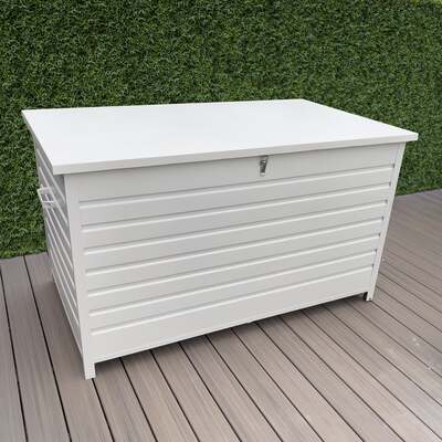 Bracken Outdoors Sumo White Large Aluminium Cushion & Garden Storage Box