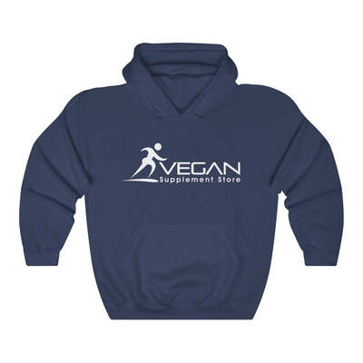 Vegan Supplement Store Unisex Heavy Blend&#8482; Hooded Sweatshirt, Navy / S