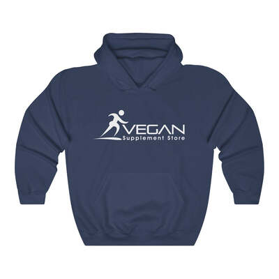 Vegan Supplement Store Unisex Heavy Blend&#8482; Hooded Sweatshirt, Navy / M