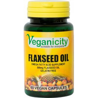 Image of Flaxseed Oil 500mg Capsules &pipe; Vegan Supplement Store &pipe; FREE Shipping
