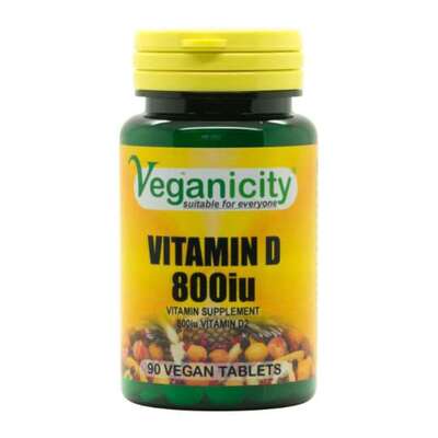 Vitamin D 800 | Vegan Supplement Store | FREE Shipping