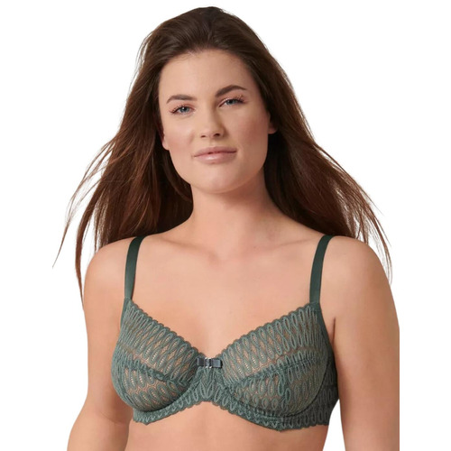Triumph Aura Spotlight Underwired Bra - Smokey Green