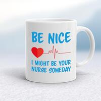 Be Nice Mug – White, 10oz
