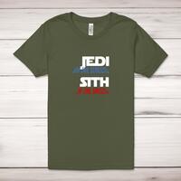Jedi On the Streets Adult T-Shirt – Military Green, XS