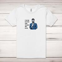 Attitude Stinks Smell My Cock Adult T-Shirt – White, XS