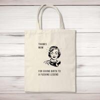 Thanks Mum Tote Bag – Natural, One