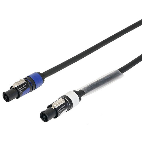 Powercon to Powercon 2.5mm Titanex Rubber Cable - 10m