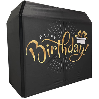 DJ Booth Lycra Screen Cover for Equinox DJ Booth - Birthday