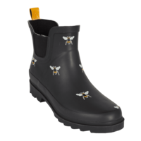 Image of Bumble Bee Ankle Chelsea Wellington Boots