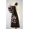Image of Ring Sling - Brown With Baby Blue Spots