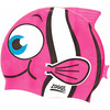 Image of Zoggs Kids Character Swimming Cap Pink Goldfish