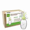 Image of Haakaa 150ml Silicone Breast Pump and White Flower Stopper Giftset Box
