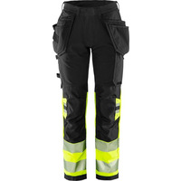 Image of Fristads 2663 Womens High-vis Green Craftsman Stretch Trousers